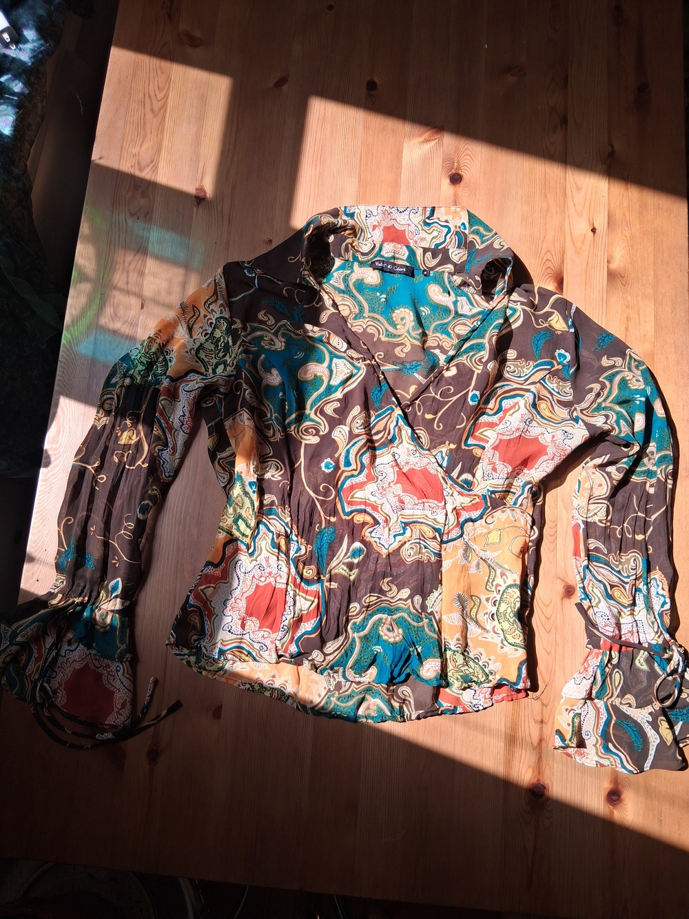Y2k Paisley Top, Small By Violet And Claire